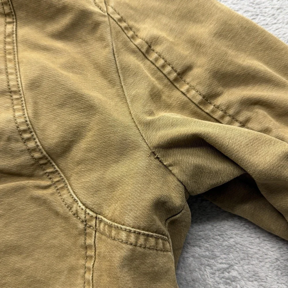 Levi's Jacket Mens Small Brown Canvas Sherpa Collar Quilted Lined Workwear Warm‎